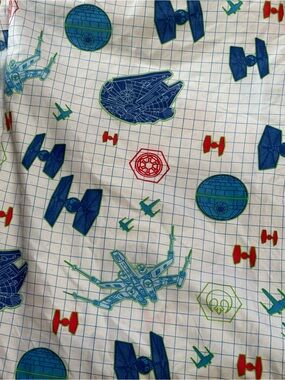 Twin Sheet Set fitted and flat Star Wars glow in the dark